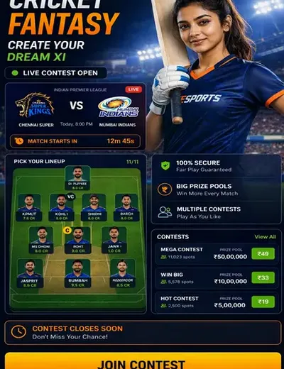 GALI786 (gali satta 786) fantasy cricket & matchday visual 3